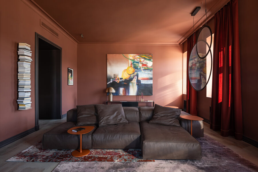 Простой, но стильный интерьер квартиры в стиле mid-century modern - 18 фото
